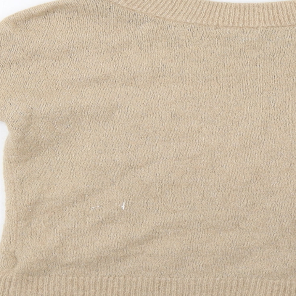 H&M Womens Beige   Pullover Jumper Size XS