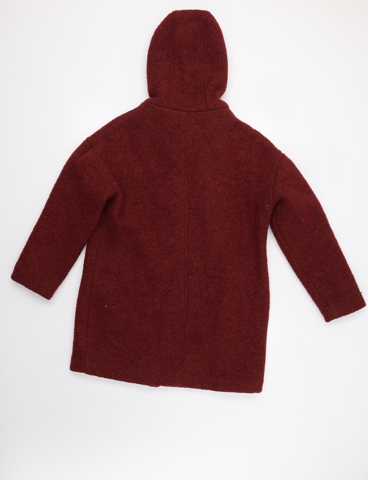 M&S Womens Red   Parka Coat Size 12