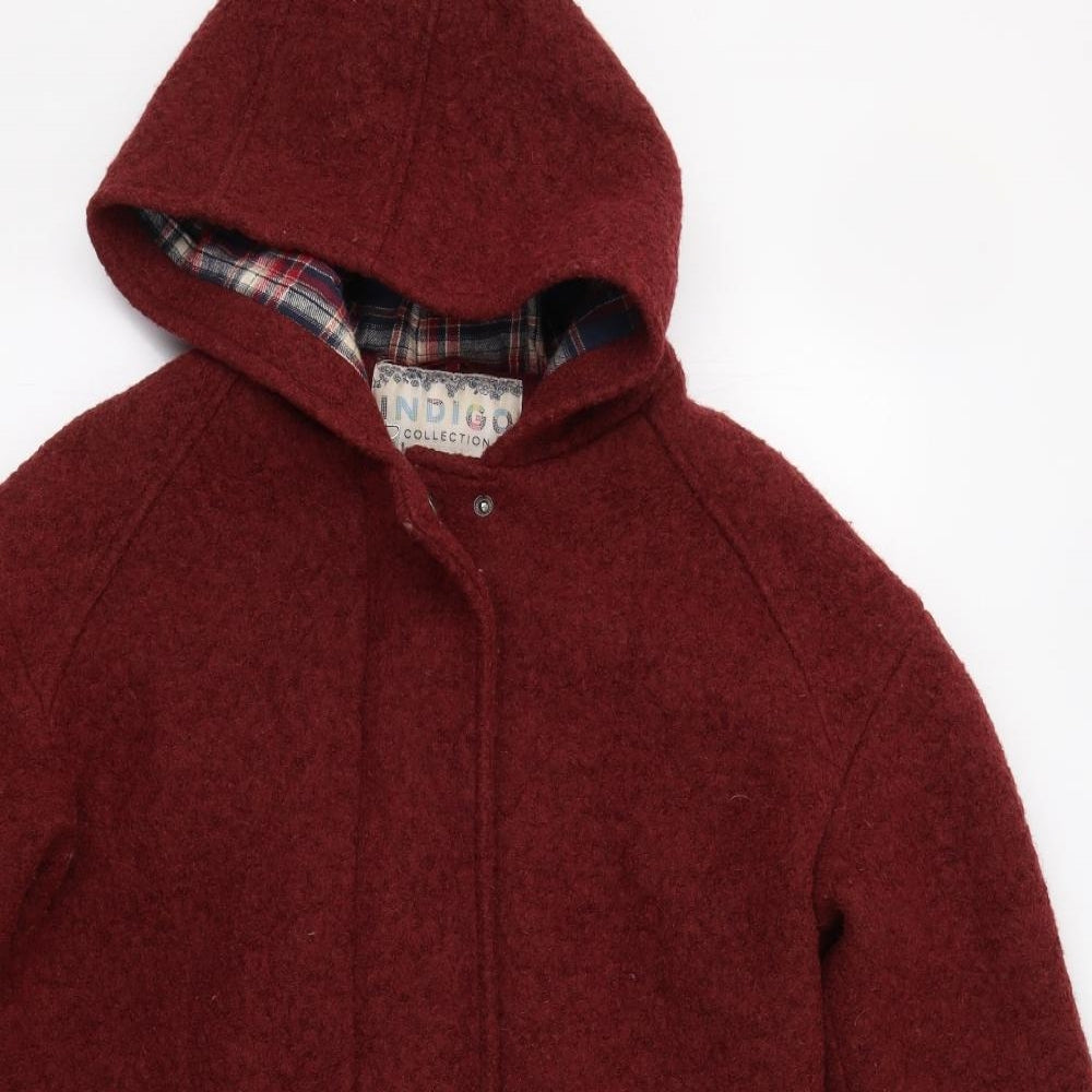 M&S Womens Red   Parka Coat Size 12