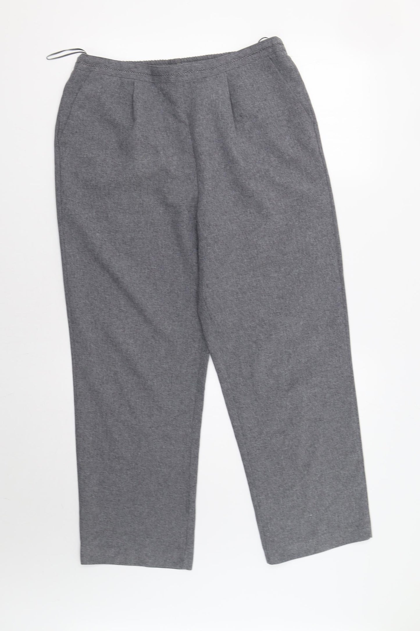 Bonmarche Womens Grey   Trousers  Size 14 L26 in