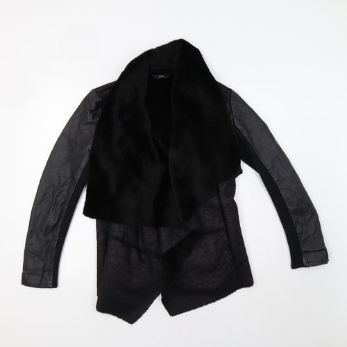F&F Womens Black   Overcoat Coat Size 10