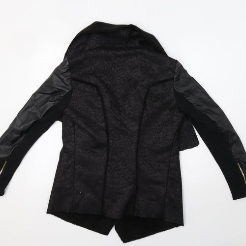 F&F Womens Black   Overcoat Coat Size 10