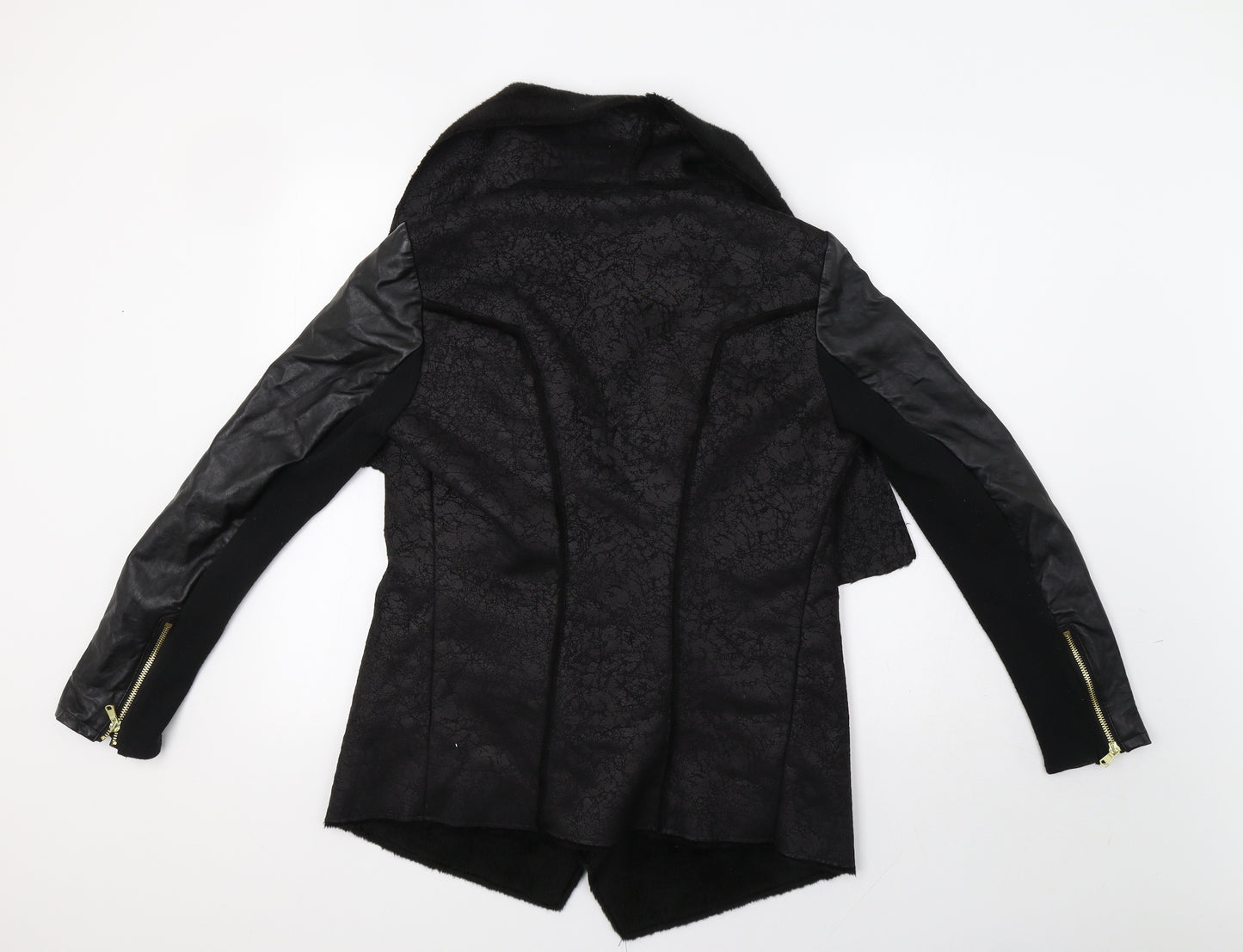 F&F Womens Black   Overcoat Coat Size 10