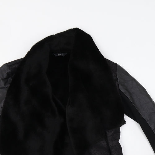 F&F Womens Black   Overcoat Coat Size 10