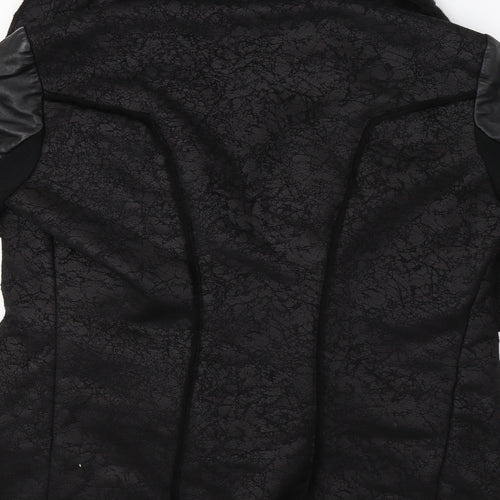 F&F Womens Black   Overcoat Coat Size 10
