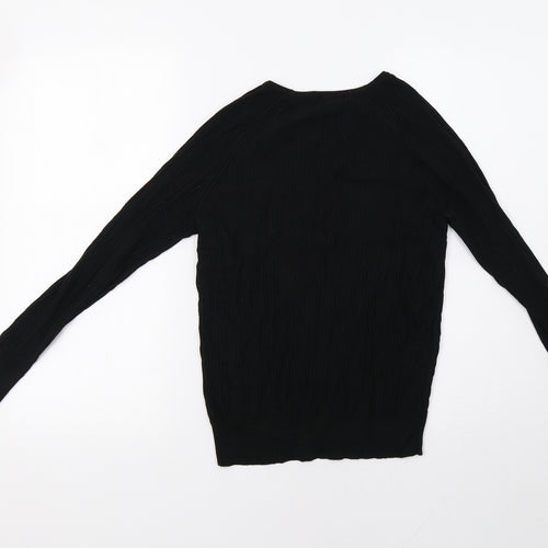 George Womens Black   Basic Polo Size 12