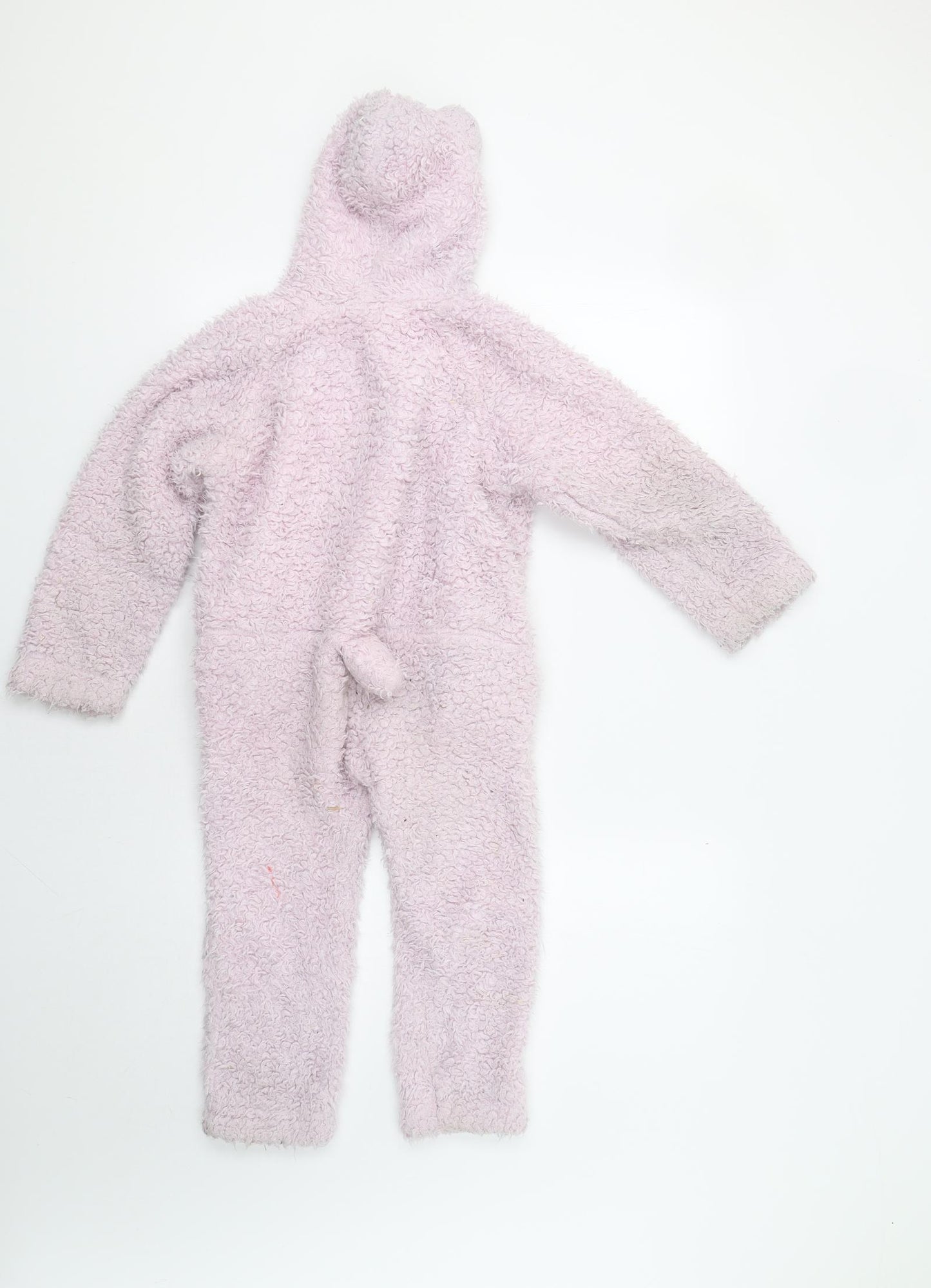 Dunelm Girls Pink    Bodysuit Size 4-5 Years  - Bear Onesie