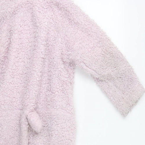 Dunelm Girls Pink    Bodysuit Size 4-5 Years  - Bear Onesie