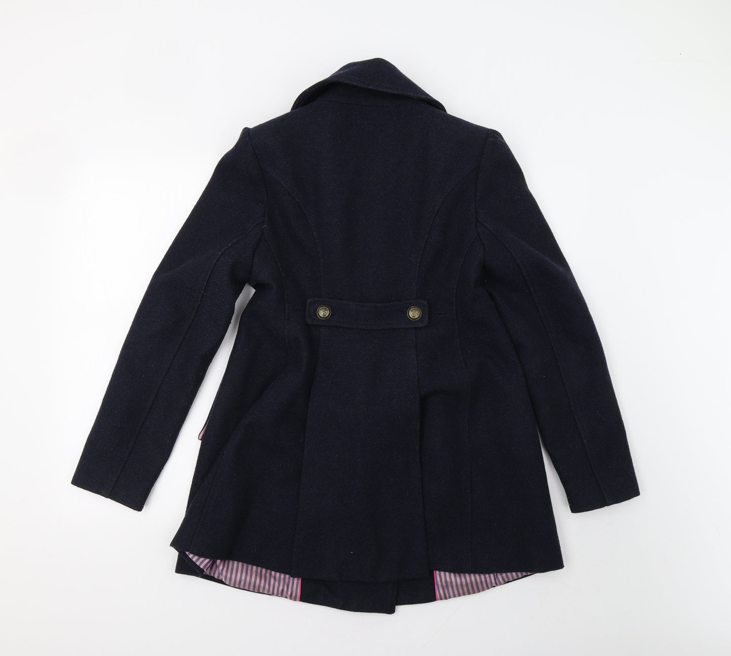 Jack Wills Womens Blue   Pea Coat Coat Size 10