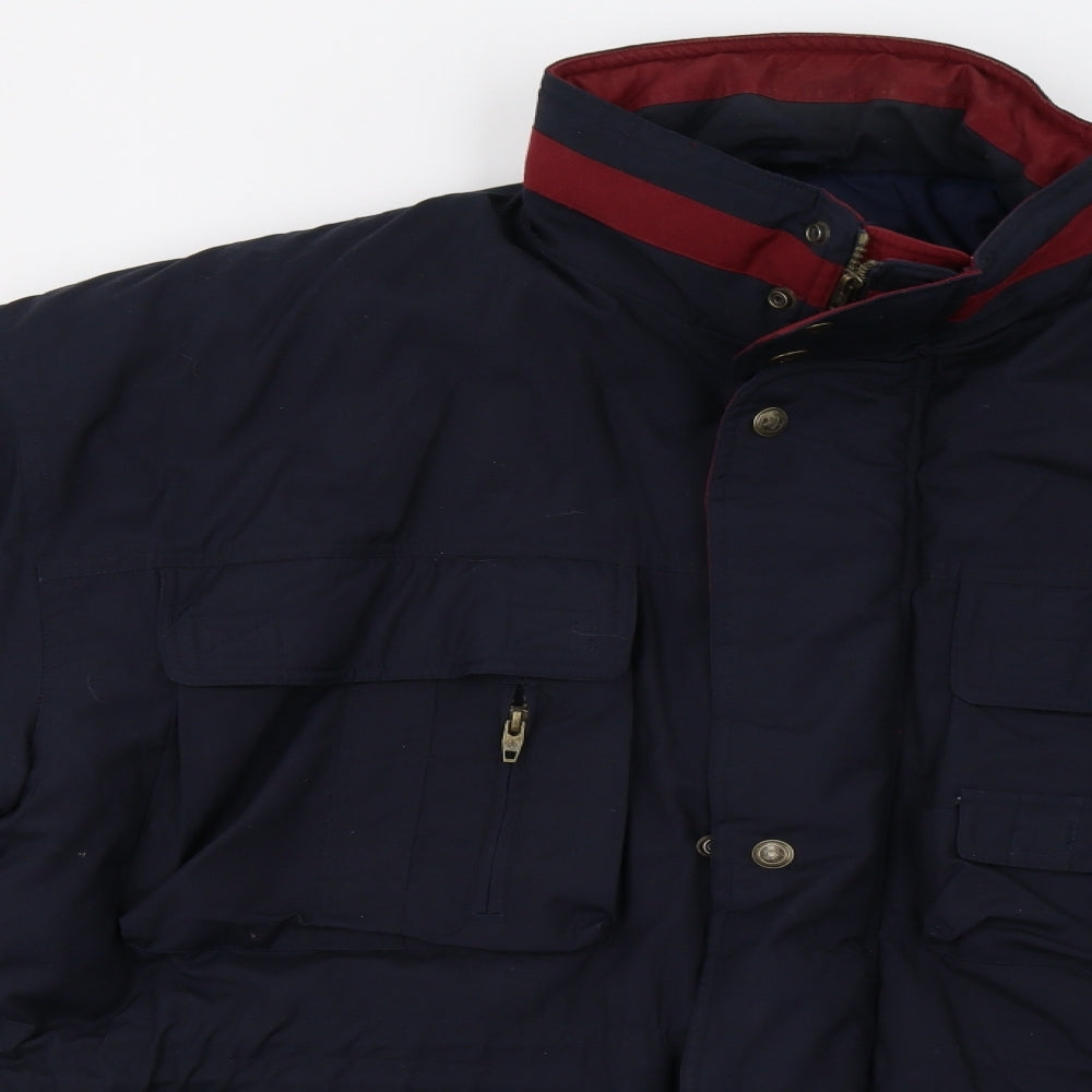 Mountain Man Mens Blue   Puffer Jacket Jacket Size XL