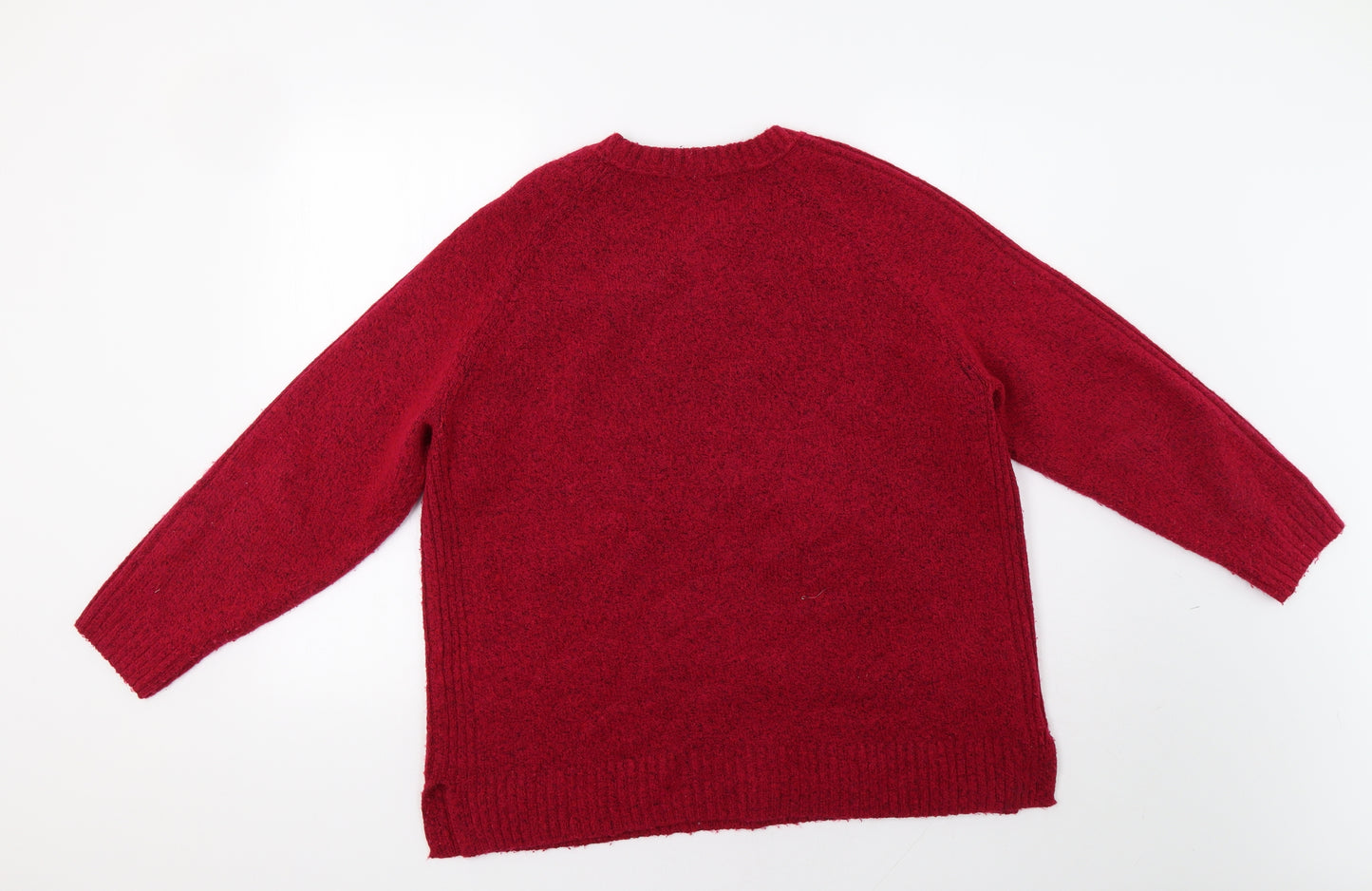 M&S Womens Pink   Pullover Jumper Size L