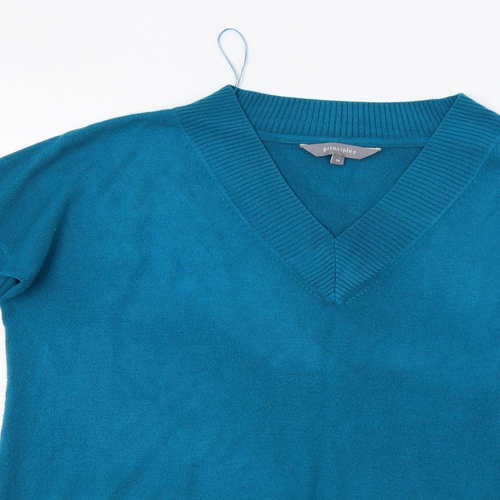 Principles Womens Blue   Pullover Jumper Size 14