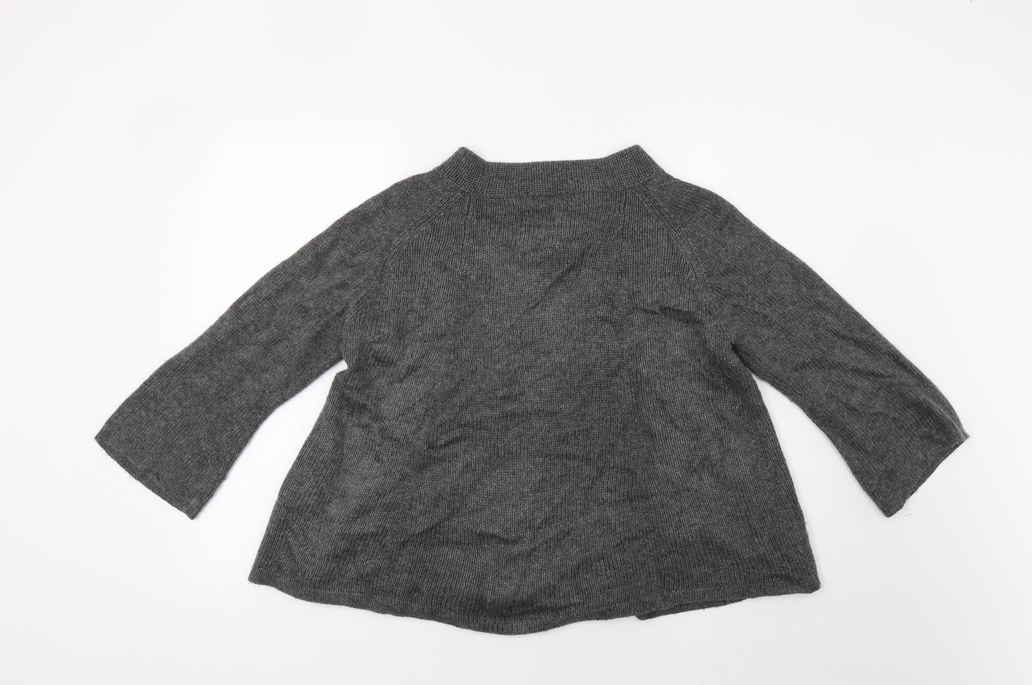 M&S Womens Grey   Cardigan Jumper Size 14