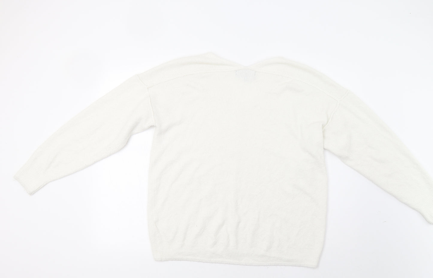 Topsshop Womens White   Pullover Jumper Size 12
