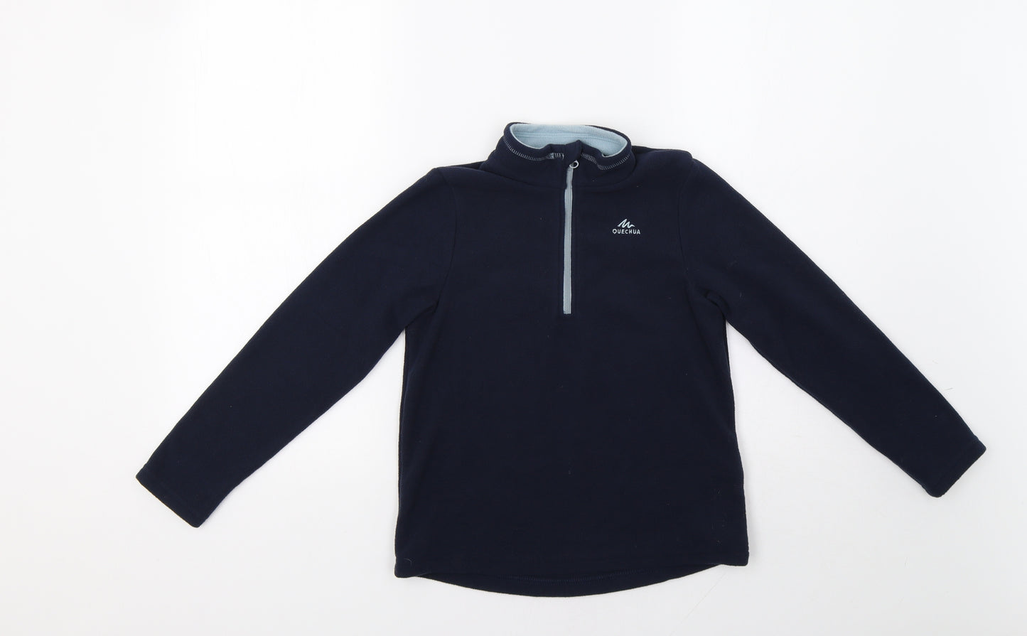 Quechua Boys Blue   Henley Sweatshirt Size 8-9 Years
