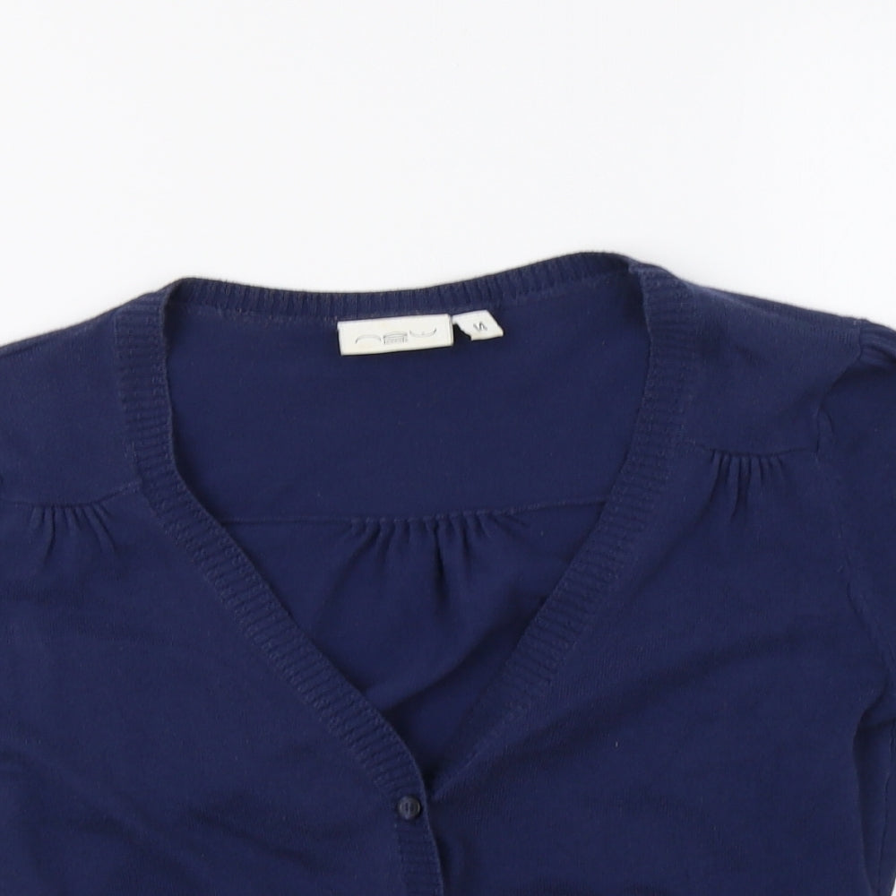 New Look Womens Blue   Shrug Jumper Size 14