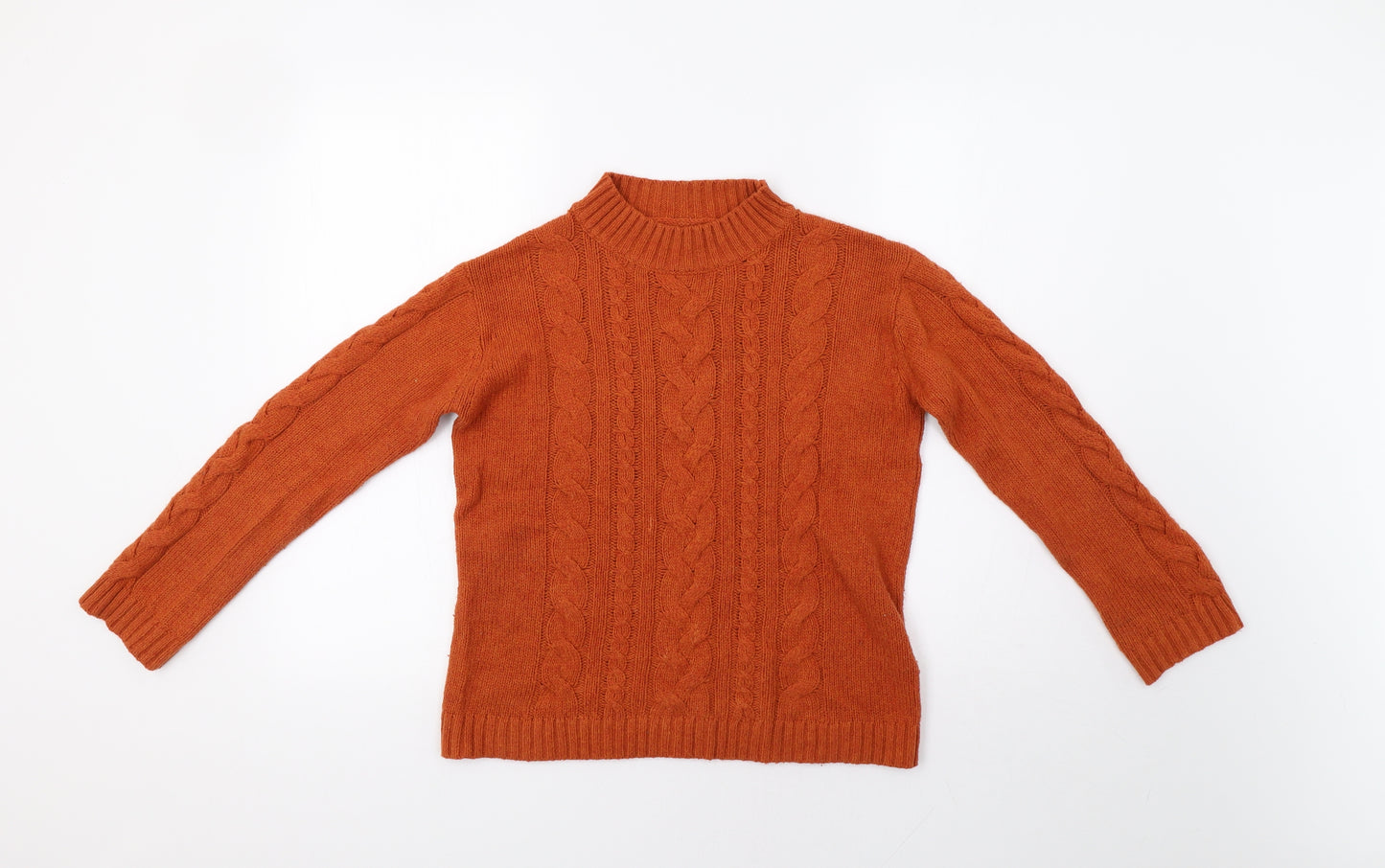 Jigsaw Girls Orange   Pullover Jumper Size 12-13 Years