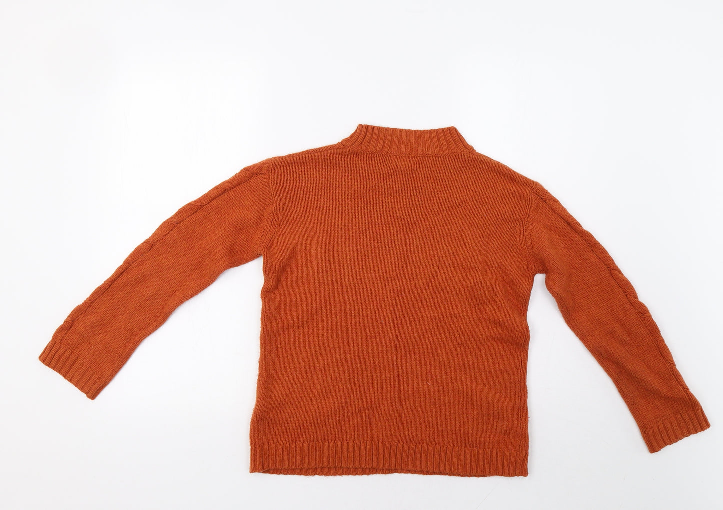 Jigsaw Girls Orange   Pullover Jumper Size 12-13 Years
