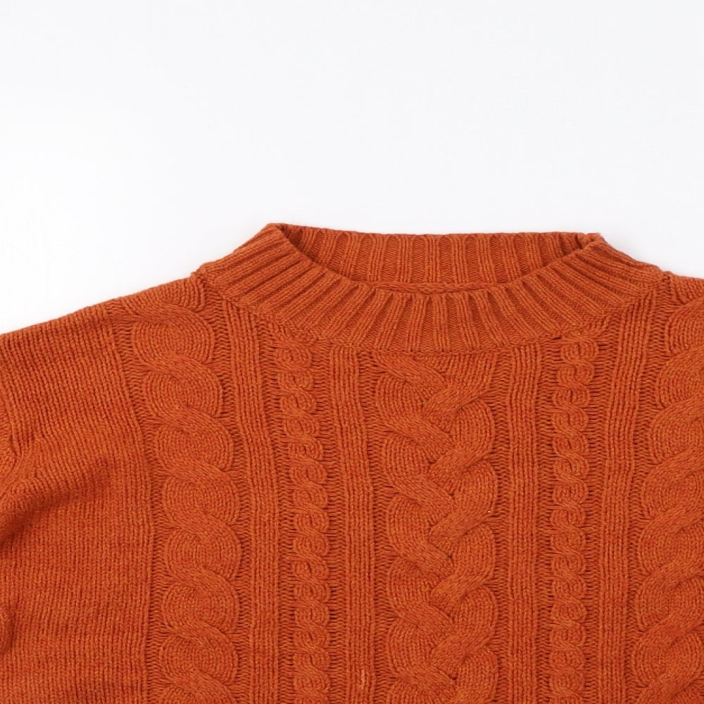 Jigsaw Girls Orange   Pullover Jumper Size 12-13 Years