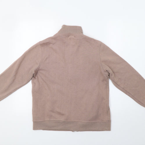 BM Womens Beige   Full Zip Sweatshirt Size S