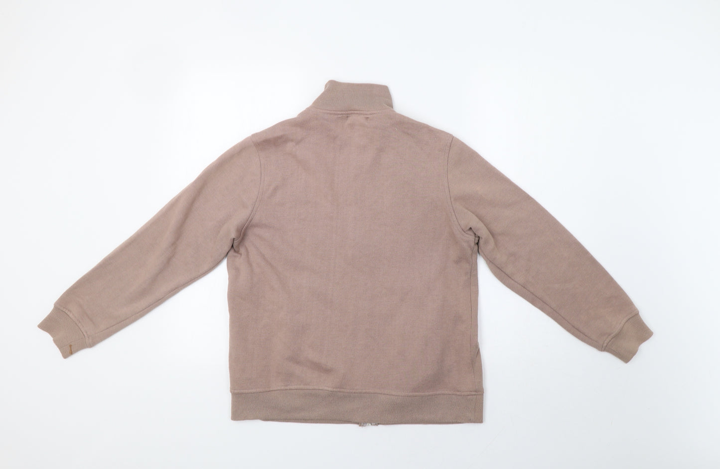 BM Womens Beige   Full Zip Sweatshirt Size S