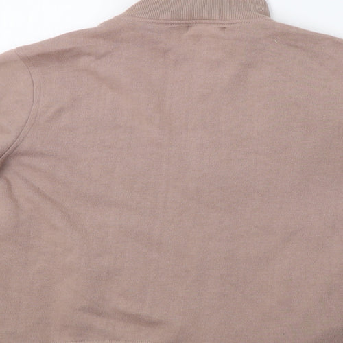 BM Womens Beige   Full Zip Sweatshirt Size S