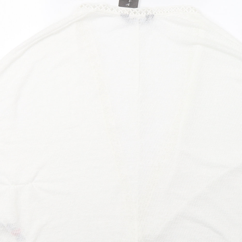 Dorothy Womens White   Cardigan Jumper Size S