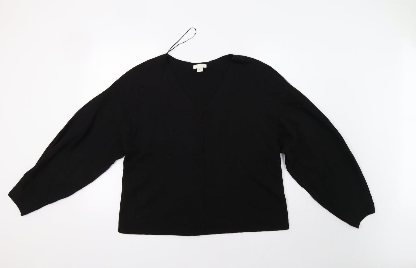 H&M Womens Black   Pullover Jumper Size M