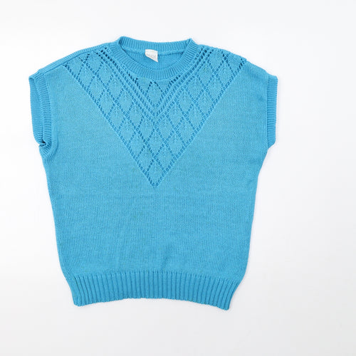 Paige Womens Blue   Vest Jumper Size 14