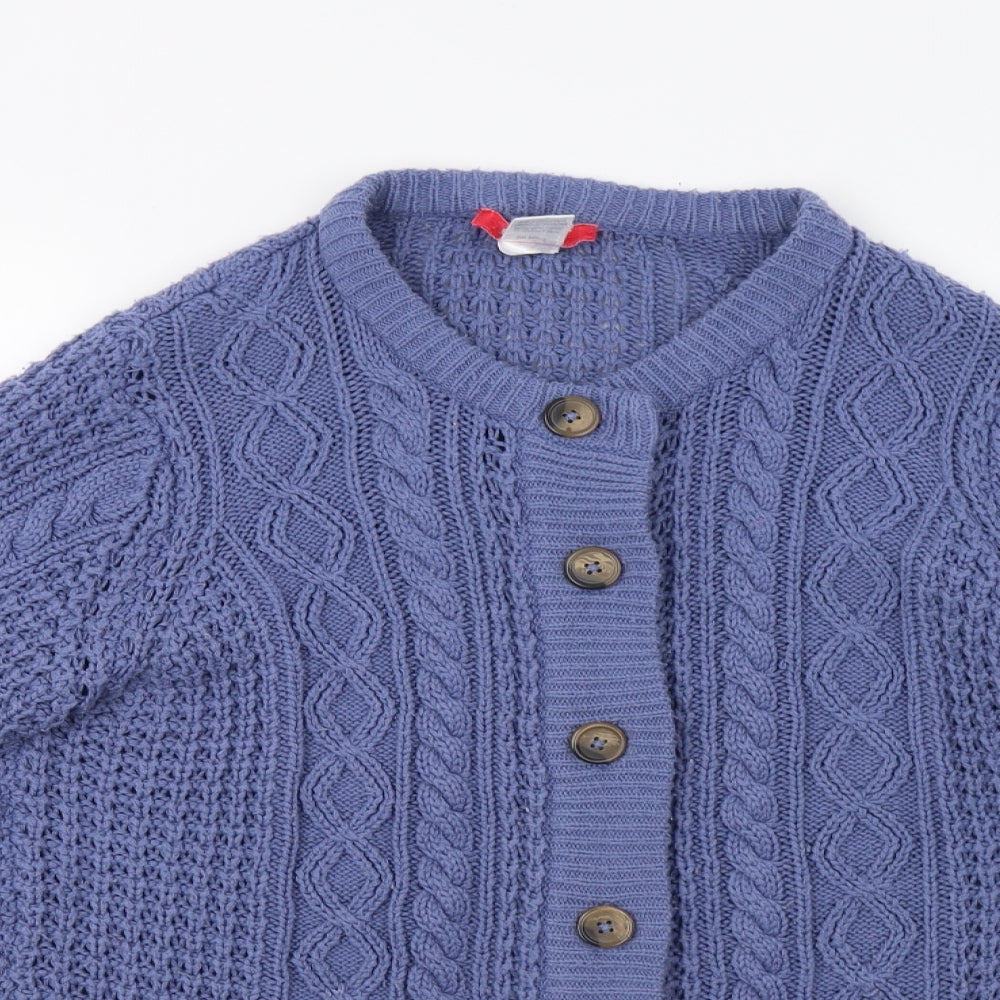 Couleurs Womens Blue   Cardigan Jumper Size 14