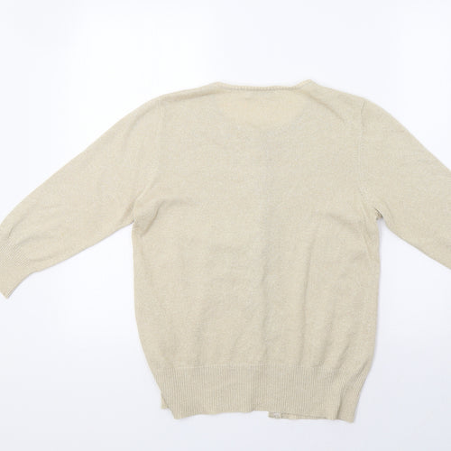 Berkertex Womens Gold   Cape Jumper Size 14
