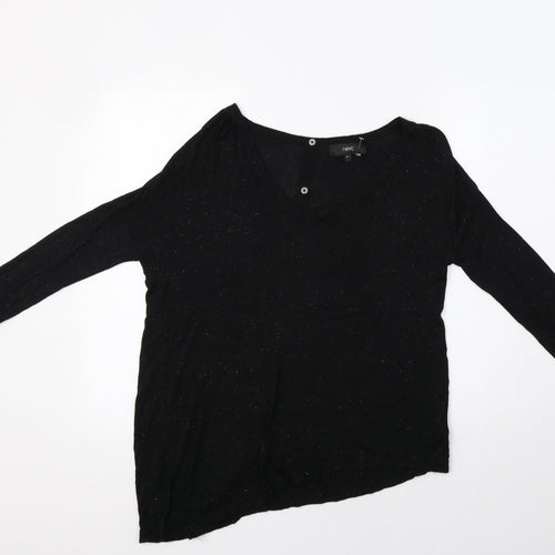 NEXT Womens Black   Pullover Jumper Size 10
