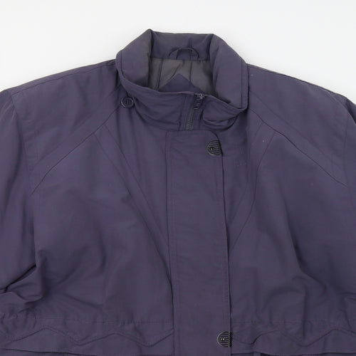 Drizzler Womens Blue   Overcoat Coat Size 12
