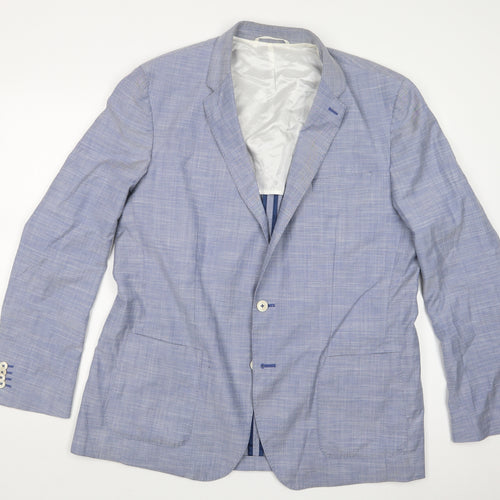 TOMMY HILFIGER  Mens Blue   Jacket Suit Jacket Size 56