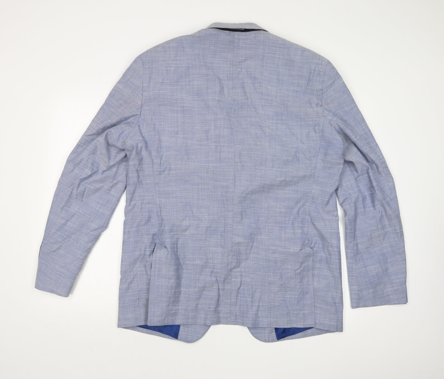 TOMMY HILFIGER  Mens Blue   Jacket Suit Jacket Size 56