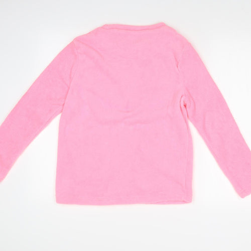B&M Womens Pink Solid   Pyjama Top Size M