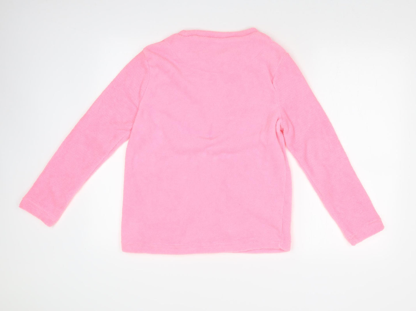 B&M Womens Pink Solid   Pyjama Top Size M