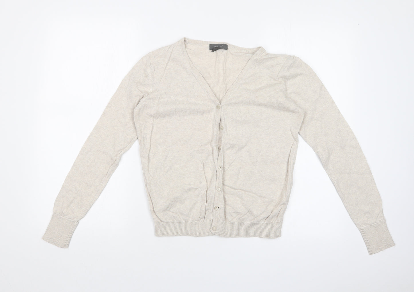 Primark Womens Beige   Cardigan Jumper Size 12