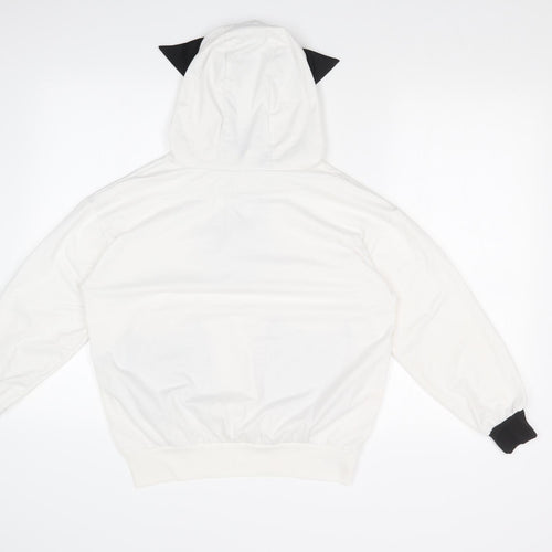 Preworn Girls White   Pullover Hoodie