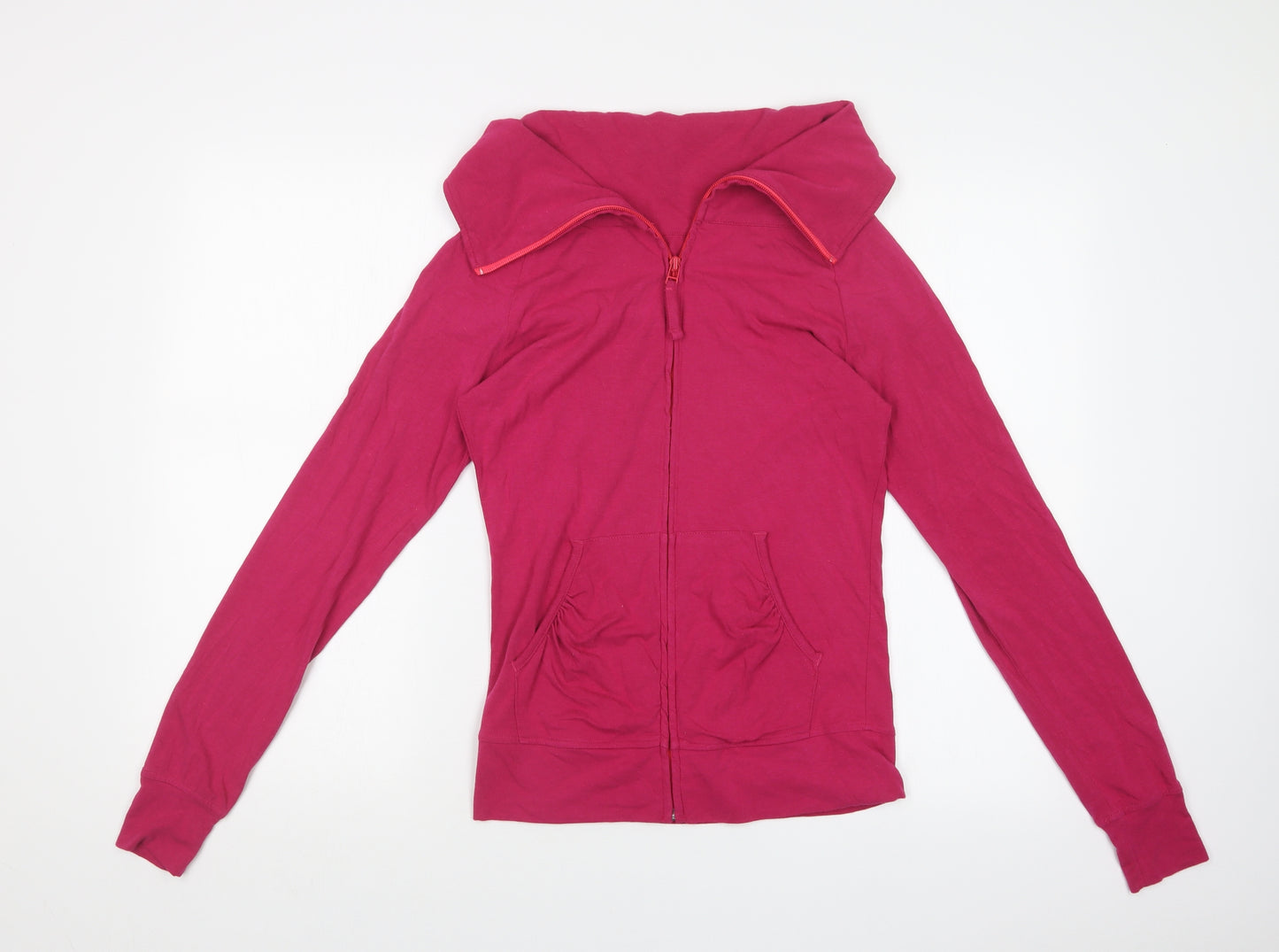 John Lewis Womens Pink   Full Zip Hoodie Size 10