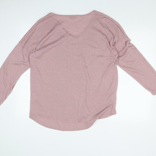Peacocks Womens Pink   Basic T-Shirt Size 18