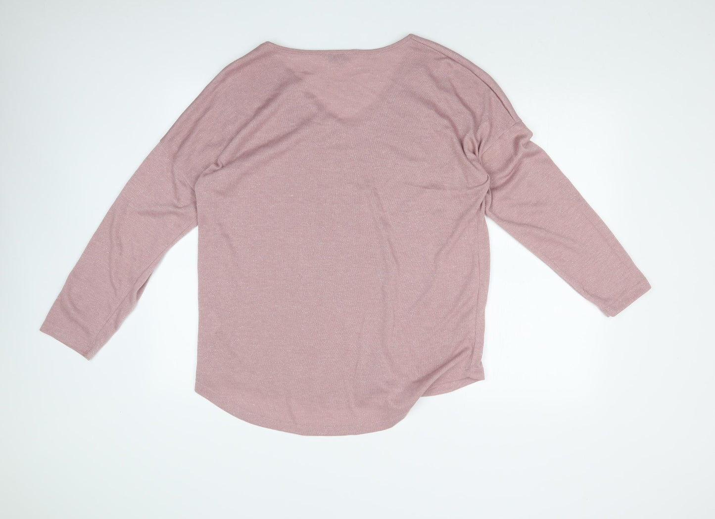 Peacocks Womens Pink   Basic T-Shirt Size 18