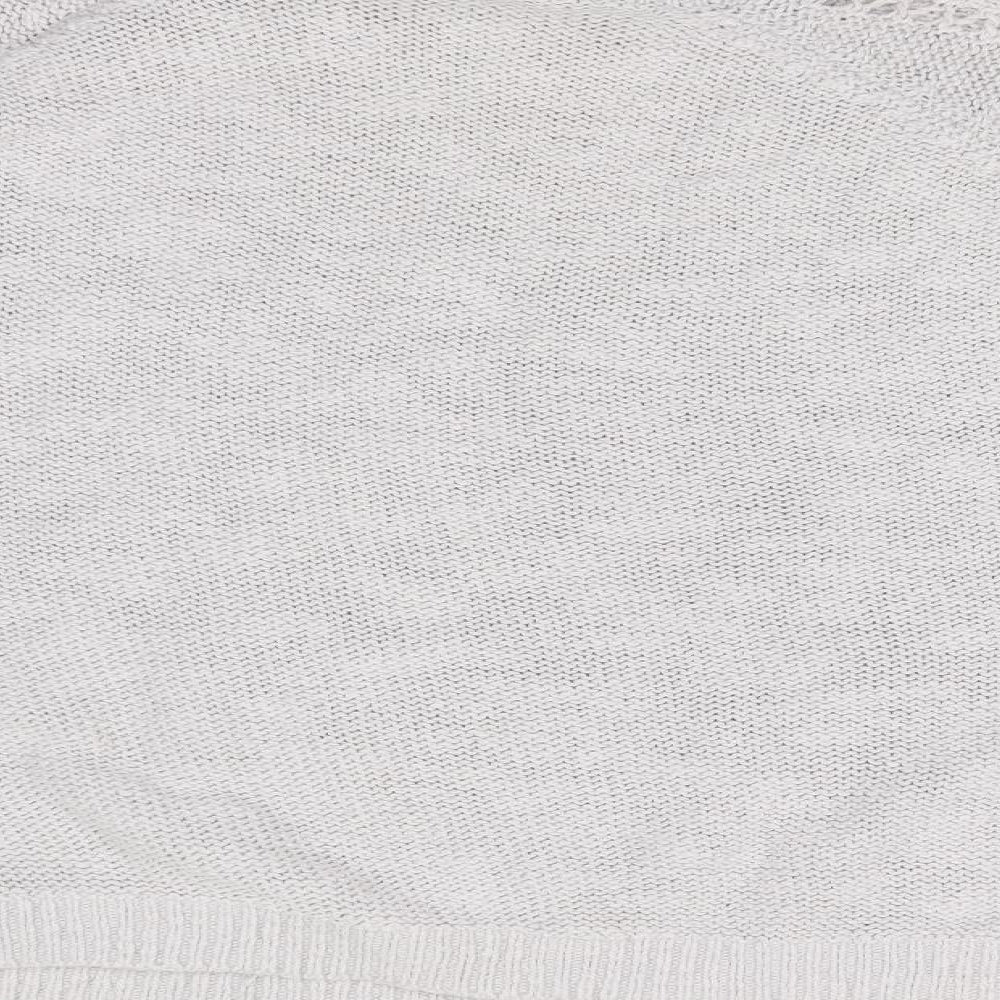 River Island Womens Grey Argyle/Diamond  Pullover Jumper Size 12