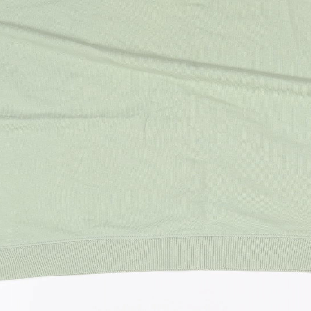 New Look Womens Green   Pullover Sweatshirt Size M