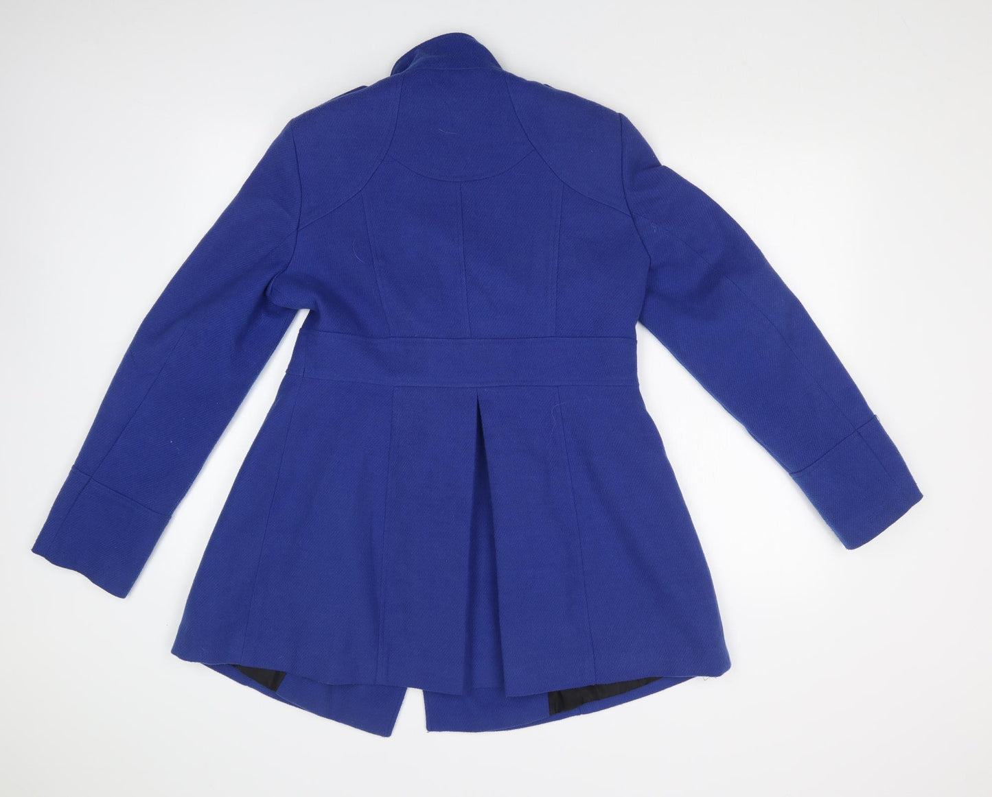 George Womens Blue   Trench Coat Coat Size 10