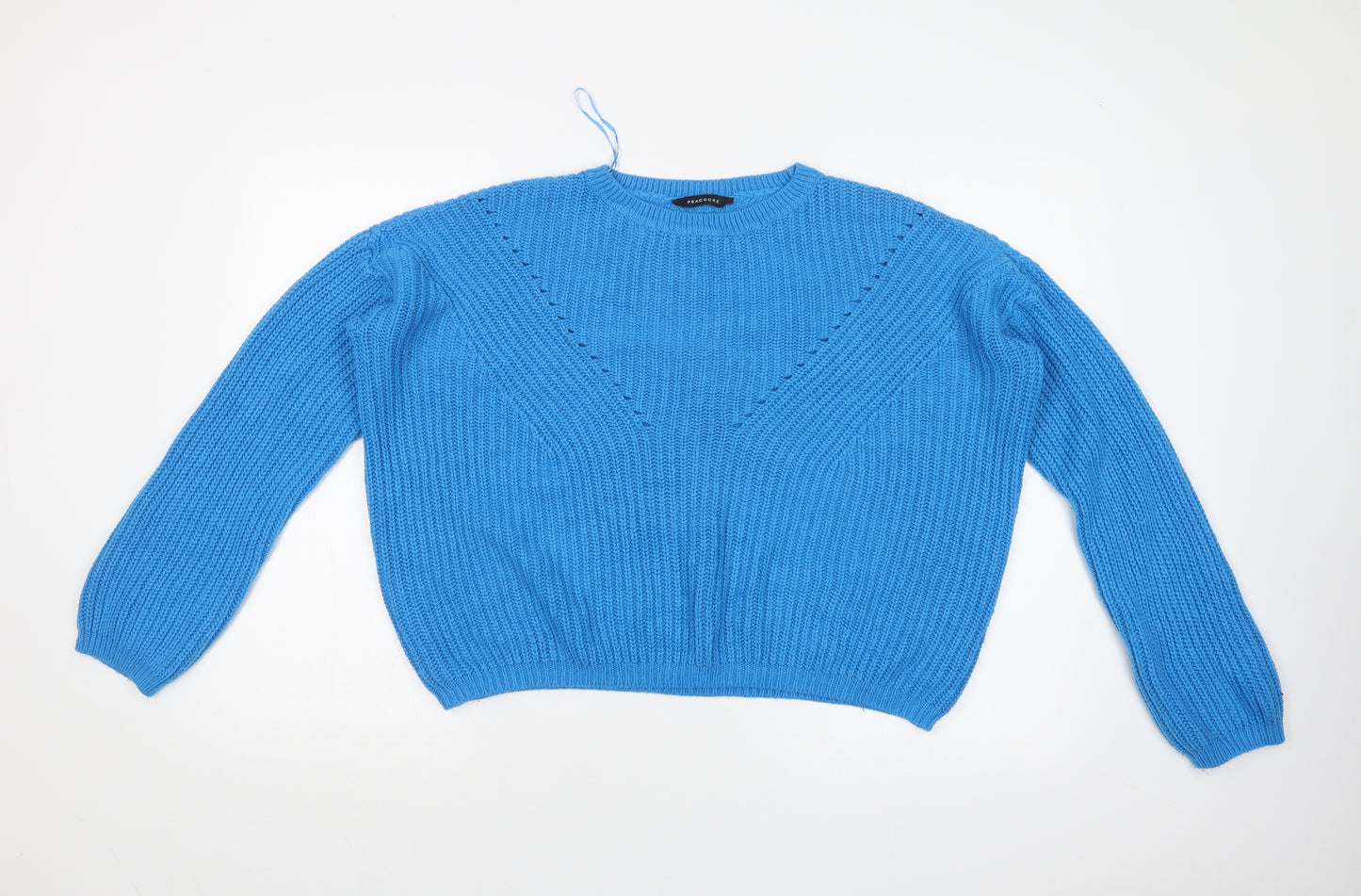 Peacocks Womens Blue   Pullover Jumper Size M