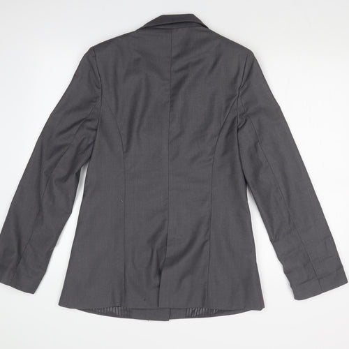 CHERRY Womens Grey   Jacket Suit Jacket Size L