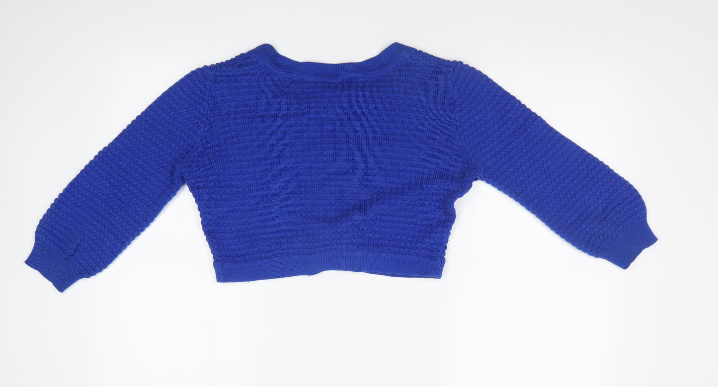 H&M Womens Blue   Cardigan Jumper Size 14