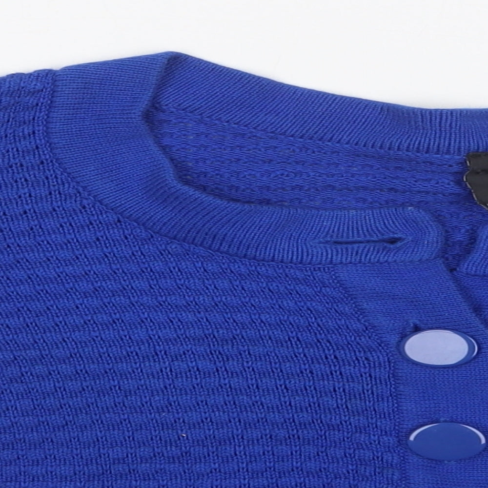 H&M Womens Blue   Cardigan Jumper Size 14