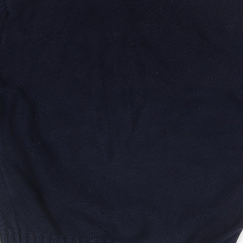 NIGEL HALL Mens Blue Argyle/Diamond  Cardigan Jumper Size S